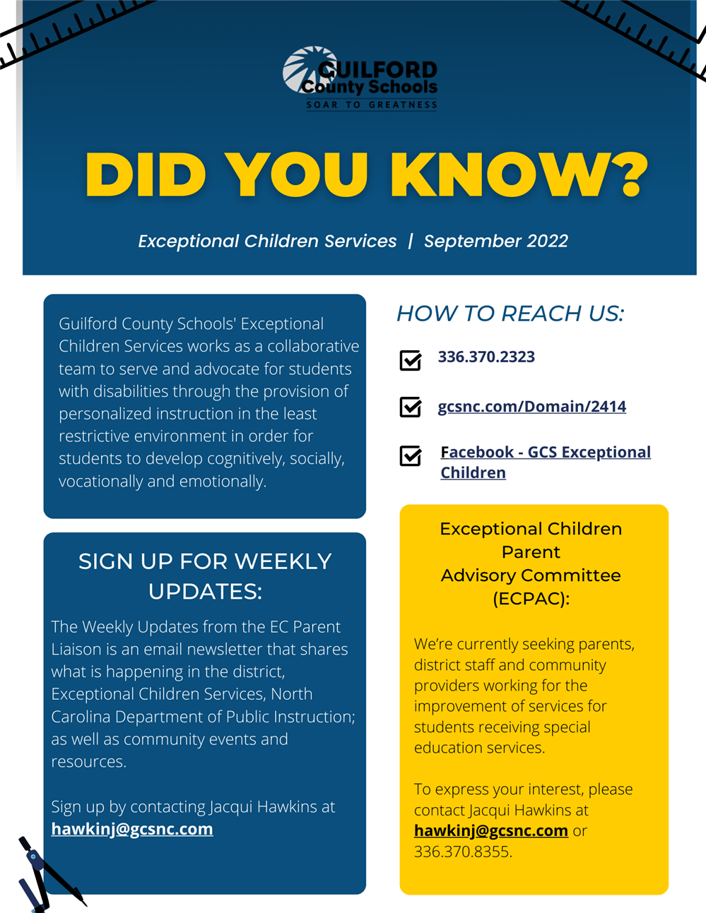  Did You Know? September 2022 blue and yellow background